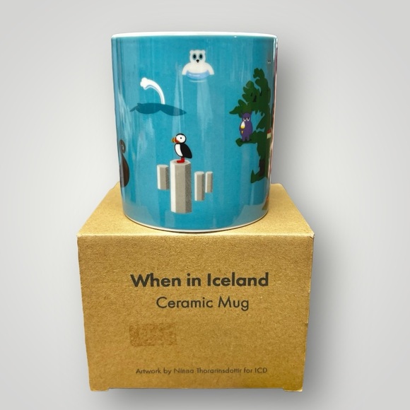 Collectible Beautiful designed coffee mug imported from ICELAND🇮🇸Souvenir New - Picture 3 of 12